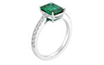 Кольцо с изумрудом «QE22»