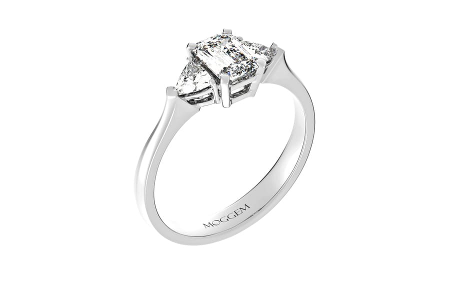 Помолвочное кольцо «E31» с бриллиантами