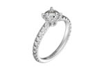 Помолвочное кольцо «R21» с бриллиантами