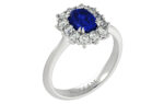 Кольцо с сапфиром «QO51»