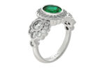 Кольцо с изумрудом «QO71»