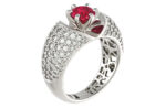 Кольцо с рубином «QR21»