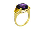Кольцо с аметистом «QK31»