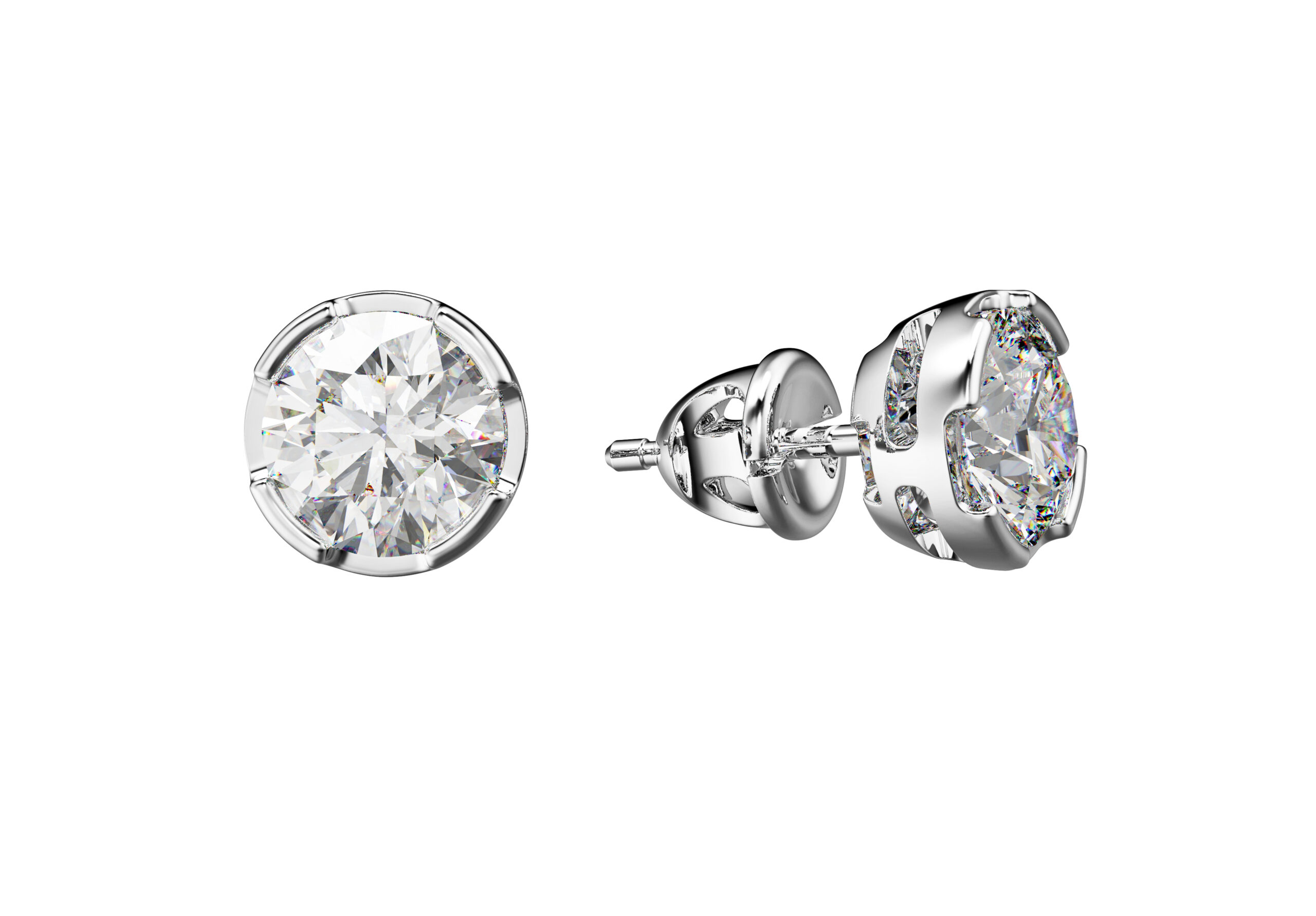 b6.1 Серьги с бриллиантами «RR15» — изображение 1